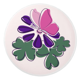 Lila Bloom Butterfly Flutter Lavender  Knopp