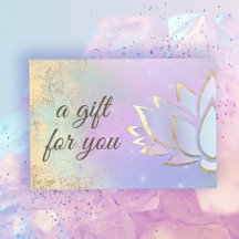 lila blu-blompresentcertifikat