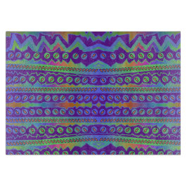 Lila Blue Geometric Cinnboard