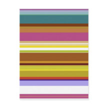 Lila Blue Gult Rand Retro