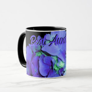 Lila blue Hydrangeas lila blommor, Best Moster Mugg