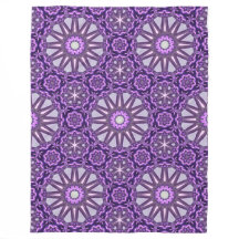 Lila Blue Kaleidoscope Pinjul Mandala Mönster