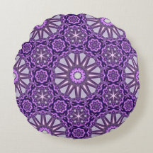 Lila Blue Kaleidoscope Pinjul Mandala Mönster