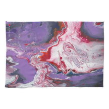 Lila Blue Red Orange White Abstrakt