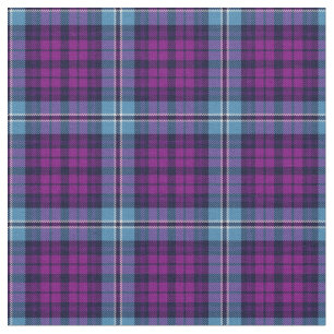 Lila Blue Scottish Tartan Play Tyg