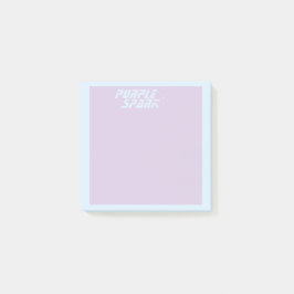 Lila Blue Small Business Post-it Block