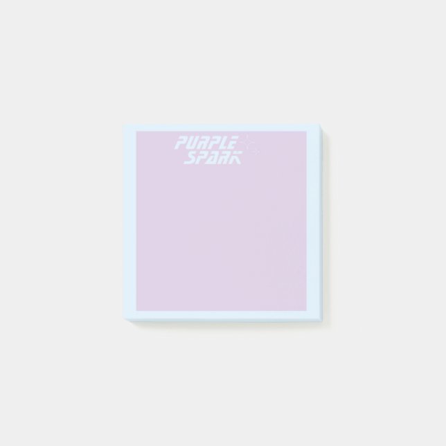 Lila Blue Small Business Post-it Block (Framsida)