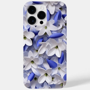 LILA BLUE WHITE 3-D PAPPRA BLUEBELLER