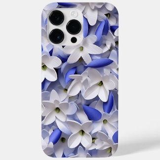 LILA BLUE WHITE 3-D PAPPRA BLUEBELLER
