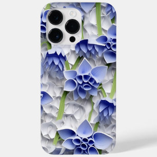 LILA BLUE WHITE 3-D PAPPRA BLUEBELLER