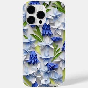 LILA BLUE WHITE 3-D PAPPRA BLUEBELLER