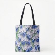 LILA BLUE WHITE 3DLOOK BLUEBELLFLÖDEN