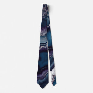 Lila Blue White Agate Marble-design Slips