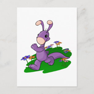 Lila Blumaroo marschering genom Roo Island Vykort