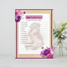 Lila Boho Baby-förutsägelser