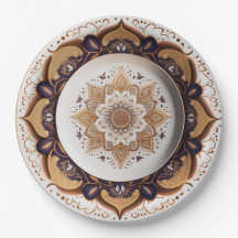 Lila Boho Chic Porcelain China Design