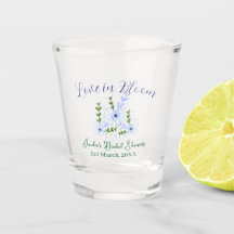 Lila boho kärlek i blom bröllopsdusch namn retro