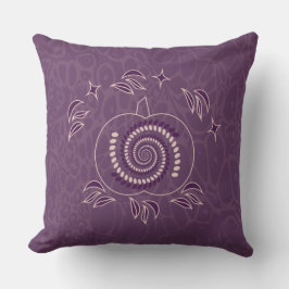 Lila Boho Pumpkin Fall Kudde