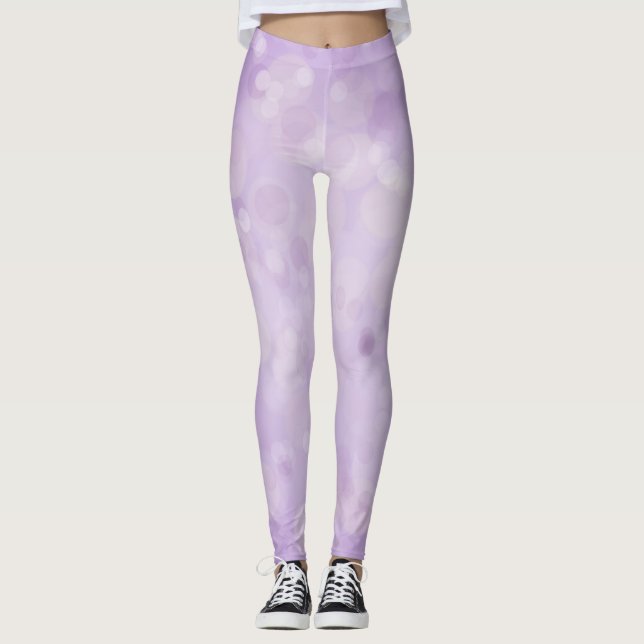 Lila bokah leggings (Framsida)