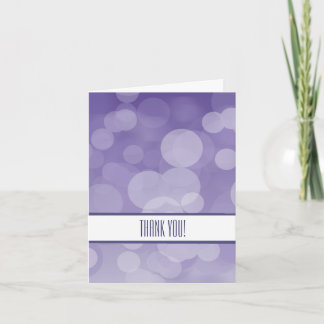 Lila Bokeh Tack Kort