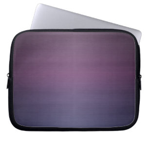 Lila Borstat Metall Laptop Fodral