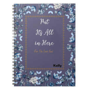 Lila Botanisk Anteckningsbok