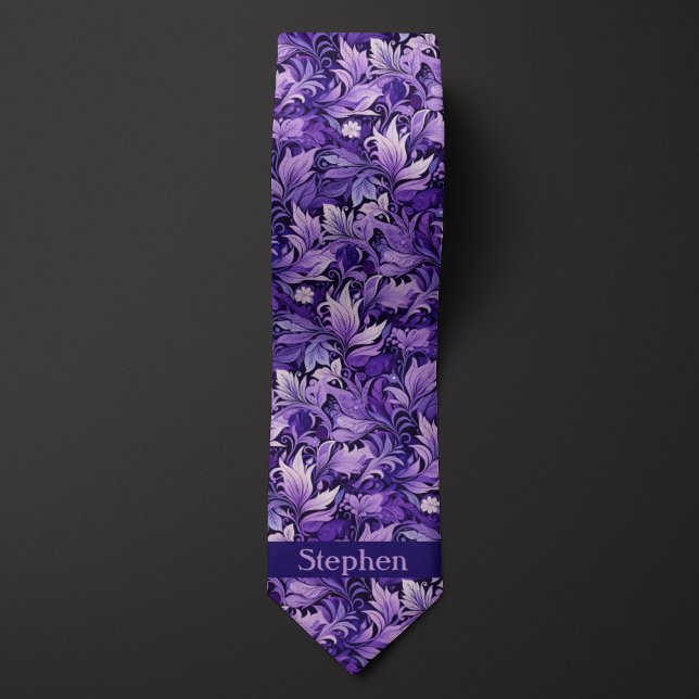 Lila Botanisk Monogram Slips (Skapare uppladdad)