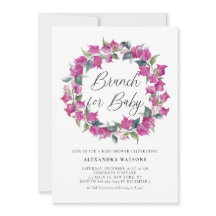 Lila Bougainvillea WandeBaby Shower Brunch