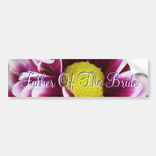 Lila Bouquet Far i Bride Bildekal