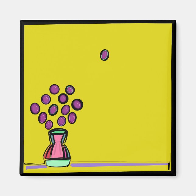 LILA BOUQUET MAGNET (Framsidan)