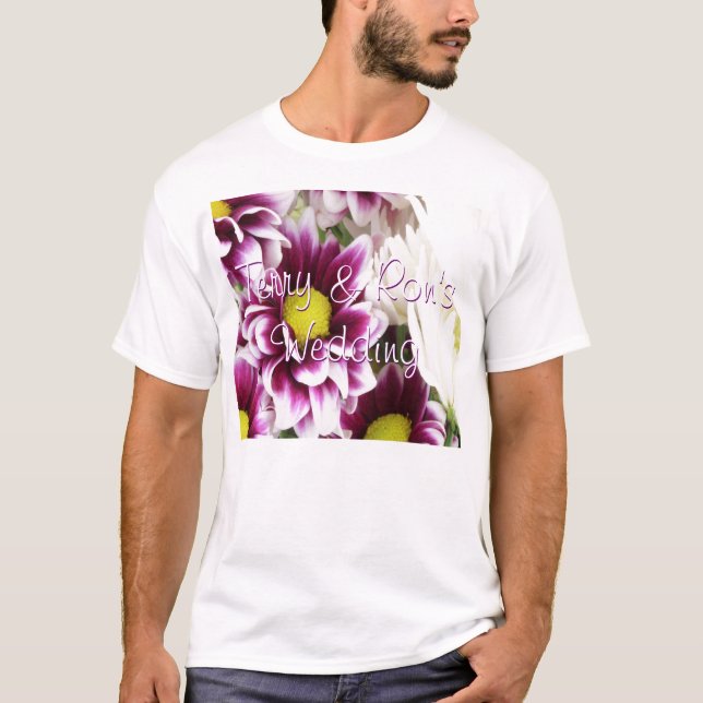 Lila Bouquet T Shirt (Framsida)