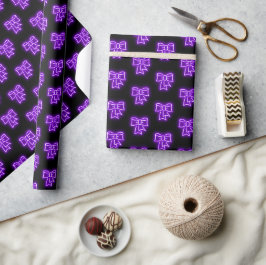 lila Bow-jultema Presentpapper