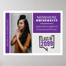 Lila Boxes & Photo Studenten Poster