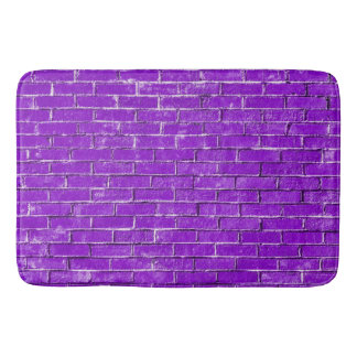 Lila Bricks Photo Badrumsmatta