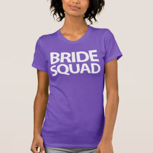 Lila Bride Squad Shirts for Bachelorette Party T Shirt