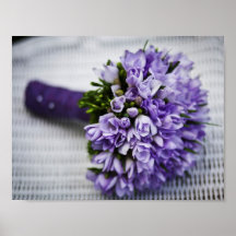 Lila Bröllop Bouquet