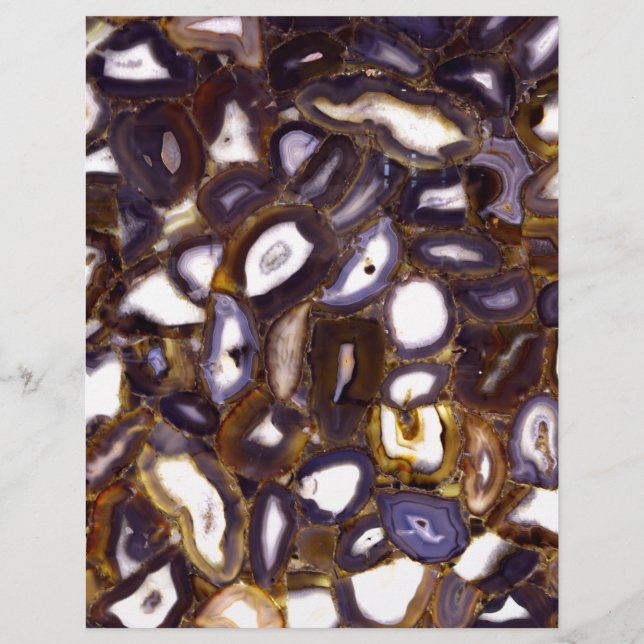 Lila Brown White Agate-design (Framsida)