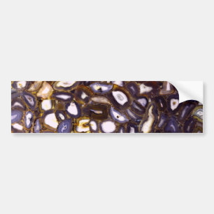 Lila Brown White Agate-design Bildekal