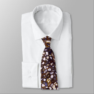 Lila Brown White Agate-design Slips
