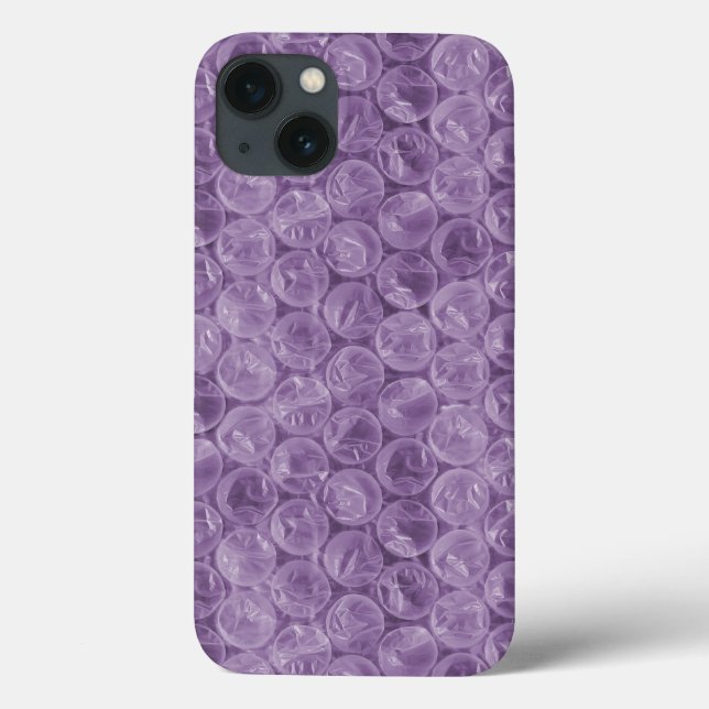 Lila bubbelskrot mönster Fodral-Mate iphone case (Baksida)