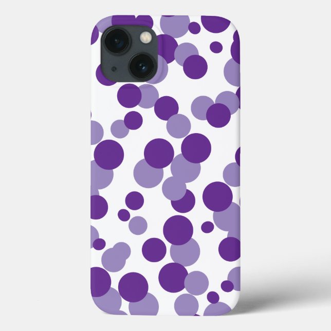 Lila Bubbles ConfettiPad Case (Baksida)