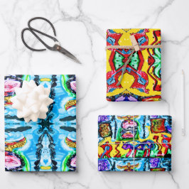 LILA BUFFALO GIFT WRAP—3 LAKAN INGÅR
