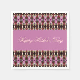 Lila Burgundy och Rosa Pappersservett