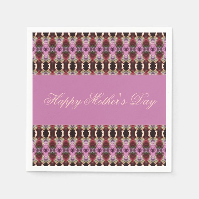 Lila Burgundy och Rosa Pappersservett (Framsidan)