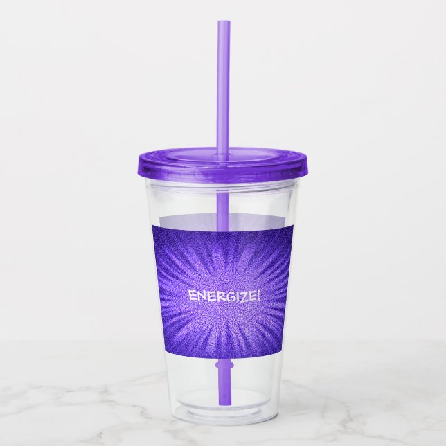 Lila Burst! Take Away Mugg (Framsida)
