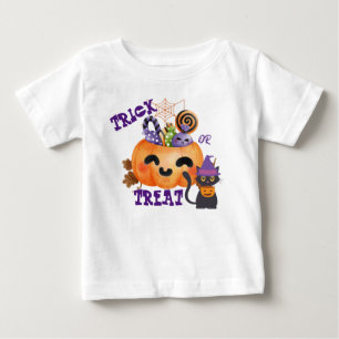 Lila Bus eller godis med pumpor och slitsar T Shirt
