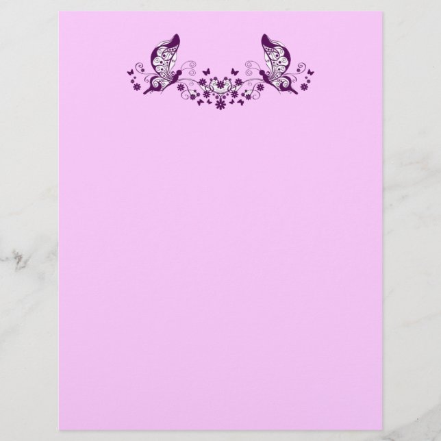 Lila Butterflies (Framsida)