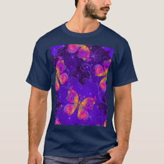 Lila Butterflies 18 T Shirt