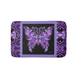 Lila Butterfly 31 Badrumsmatta