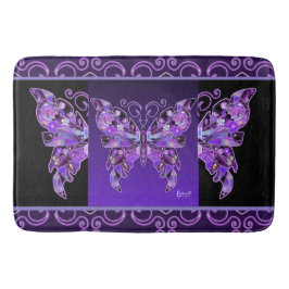 Lila Butterfly 31 Bath Mat Badrumsmatta